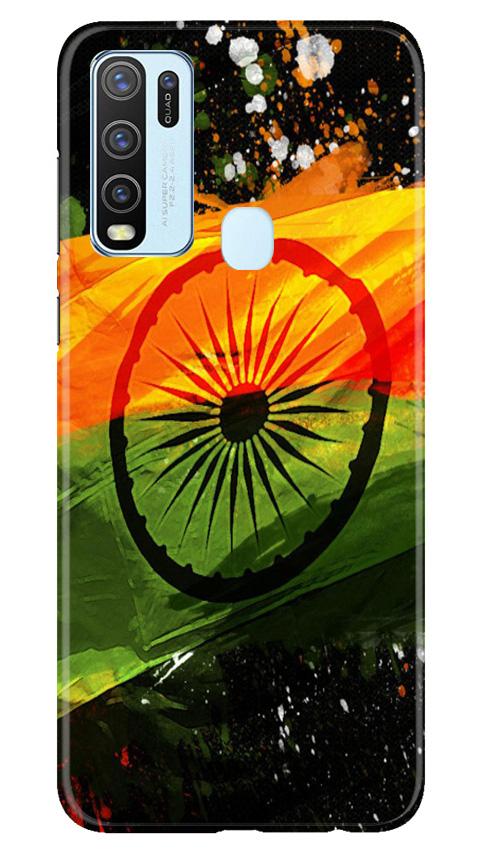 Indian Flag Mobile Back Case for Vivo Y30 (Design - 137) Indian Flag Case for Vivo Y30 (Design - 137)