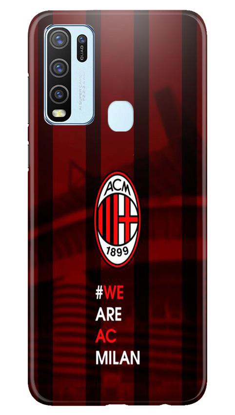 AC Milan Mobile Back Case for Vivo Y30 (Design - 155) AC Milan Case for Vivo Y30 (Design - 155)