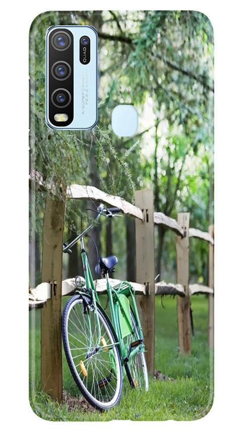 Bicycle Mobile Back Case for Vivo Y30 (Design - 208) Bicycle Case for Vivo Y30 (Design No. 208)
