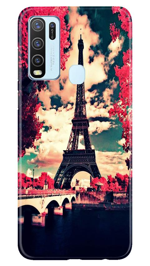 Eiffel Tower Mobile Back Case for Vivo Y30 (Design - 212) Eiffel Tower Case for Vivo Y30 (Design No. 212)