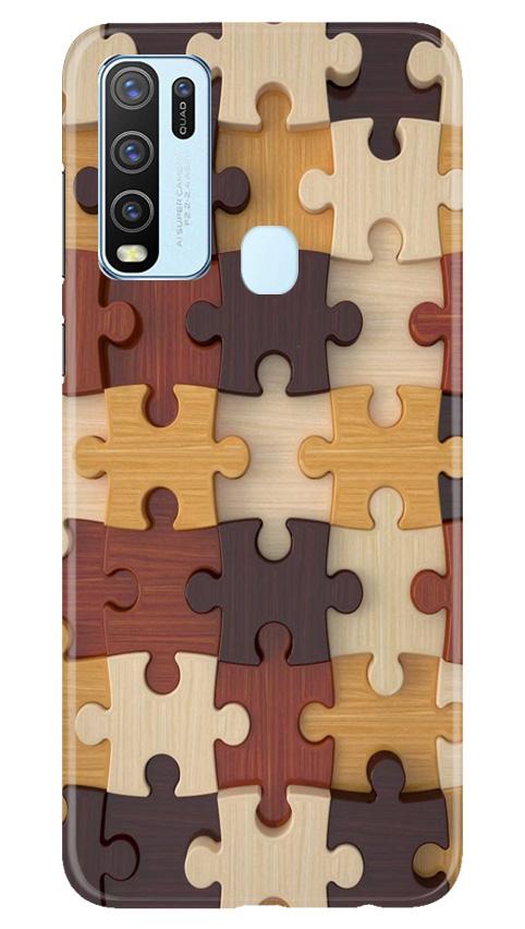 Puzzle Pattern Mobile Back Case for Vivo Y30 (Design - 217) Puzzle Pattern Case for Vivo Y30 (Design No. 217)