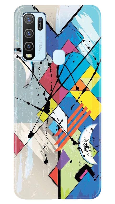 Modern Art Mobile Back Case for Vivo Y50 (Design - 235) Modern Art Case for Vivo Y50 (Design No. 235)