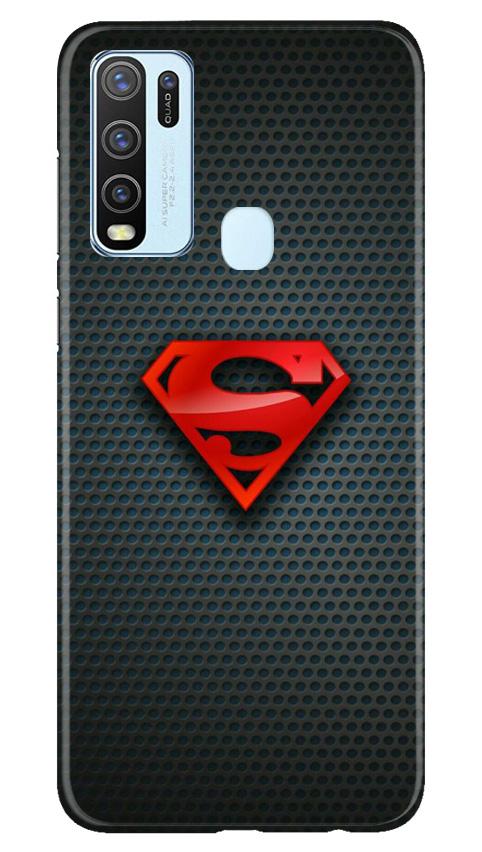 Superman Mobile Back Case for Vivo Y30 (Design - 247) Superman Case for Vivo Y30 (Design No. 247)