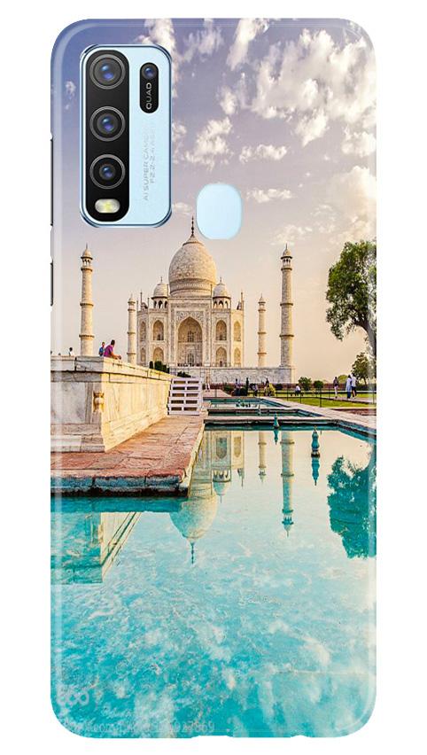 Taj Mahal Mobile Back Case for Vivo Y30 (Design - 297) Taj Mahal Case for Vivo Y30 (Design No. 297)