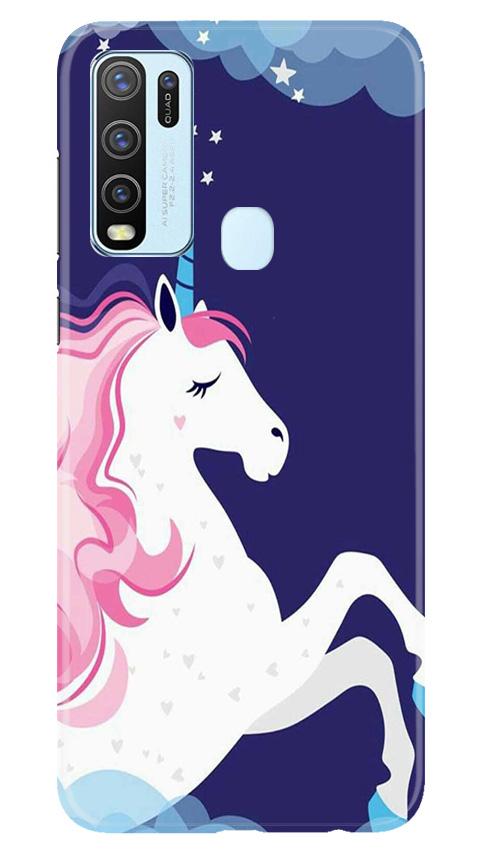 Unicorn Mobile Back Case for Vivo Y30 (Design - 365) Unicorn Mobile Back Case for Vivo Y30 (Design - 365)