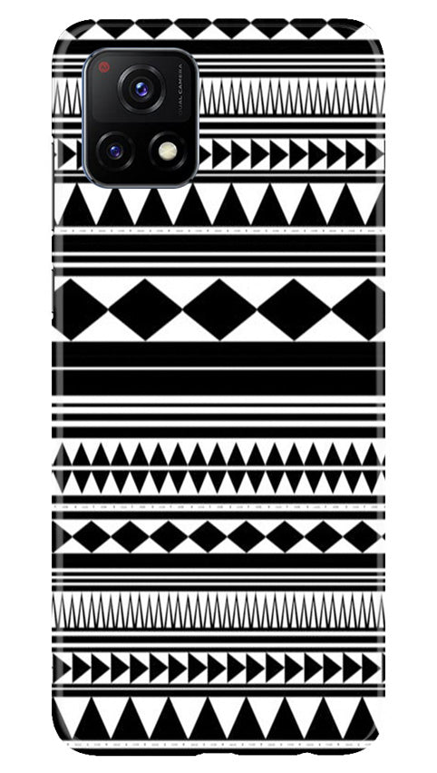 Black white Pattern Mobile Back Case for Vivo Y31s 5G (Design - 5) Black white Pattern Case for Vivo Y31s 5G