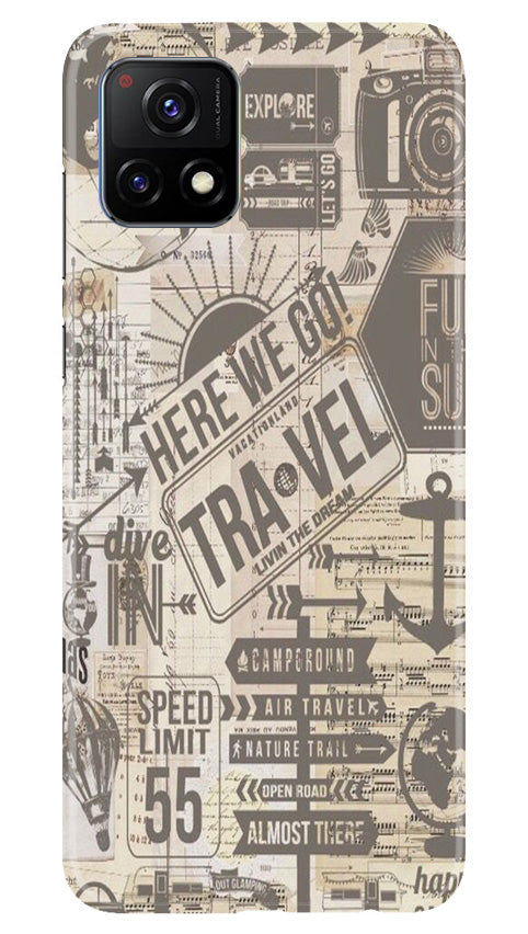 Travel Mobile Back Case for Vivo Y31s 5G (Design - 104) Travel Case for Vivo Y31s 5G (Design - 104)