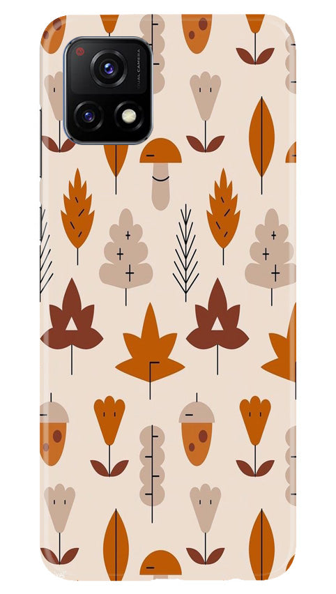 Leaf Pattern Art Mobile Back Case for Vivo Y31s 5G (Design - 132) Leaf Pattern Art Case for Vivo Y31s 5G (Design - 132)
