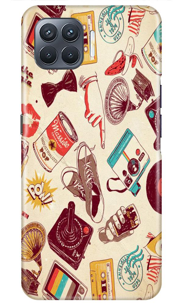 Vintage Mobile Back Case for Oppo A93 (Design - 35) Vintage Case for Oppo A93