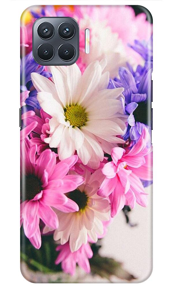 Coloful Daisy Mobile Back Case for Oppo A93 (Design - 73) Coloful Daisy Case for Oppo A93