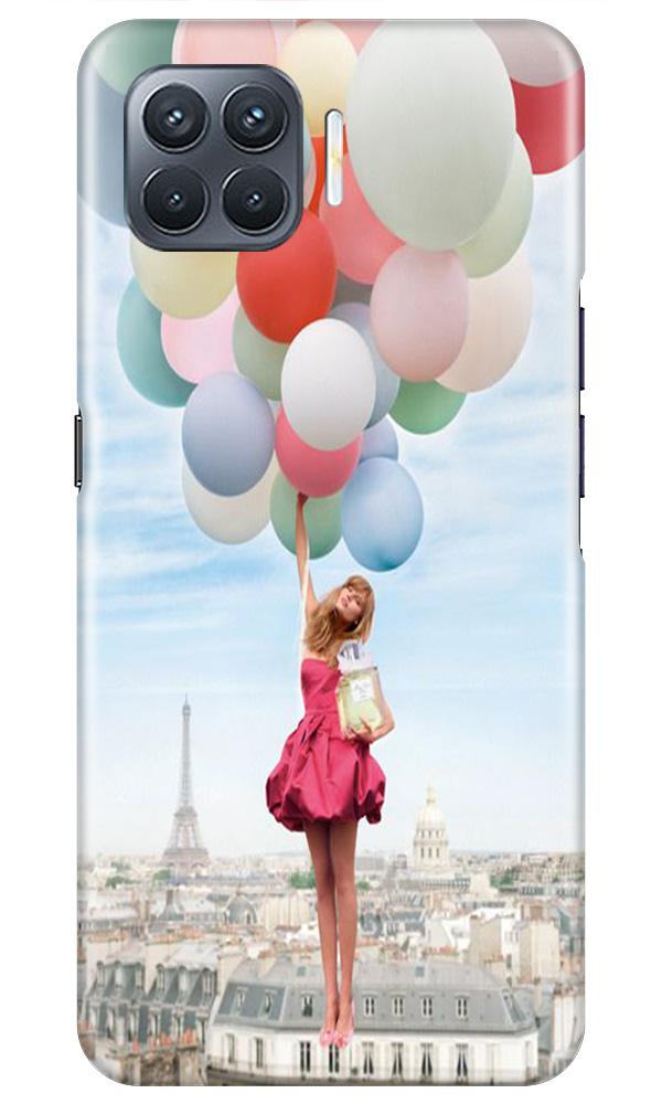 Girl with Baloon Mobile Back Case for Oppo A93 (Design - 84) Girl with Baloon Case for Oppo A93
