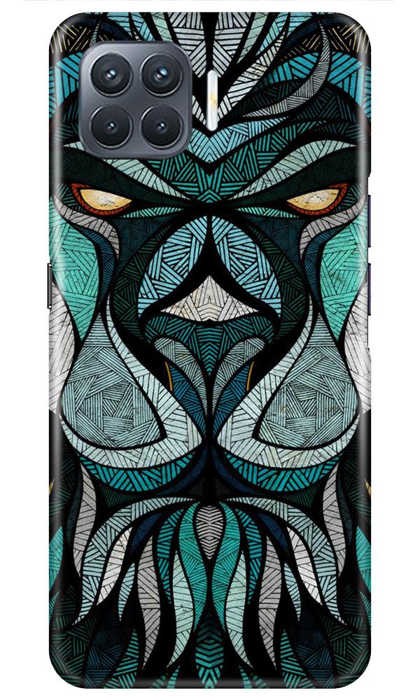 Lion Mobile Back Case for Oppo A93 (Design - 97) Lion Case for Oppo A93