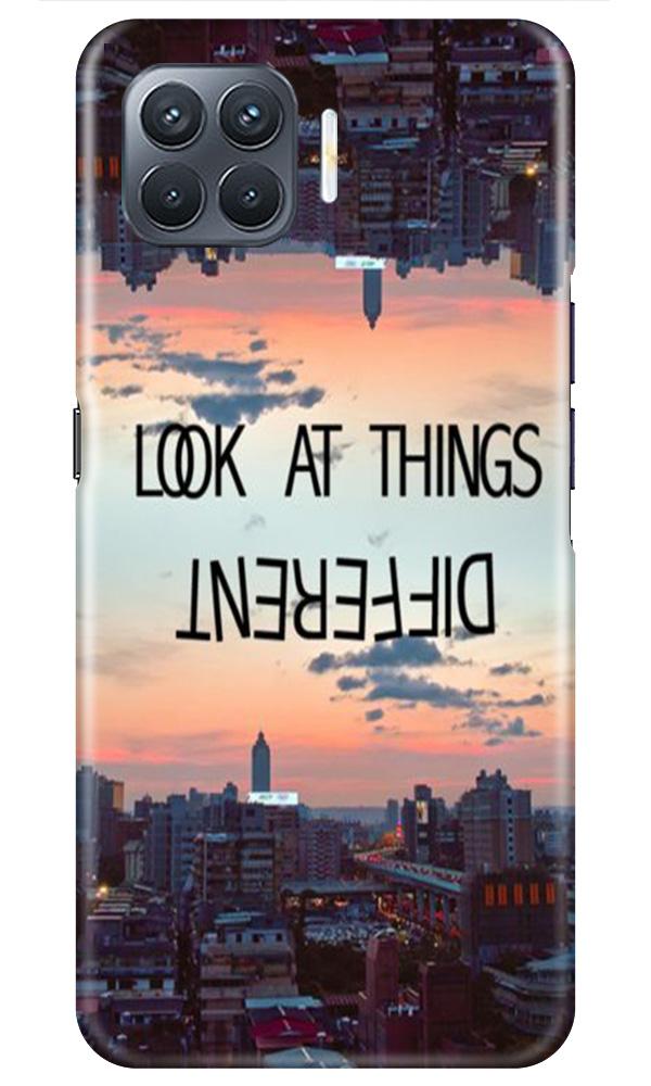 Look at things different Mobile Back Case for Oppo A93 (Design - 99) Look at things different Case for Oppo A93