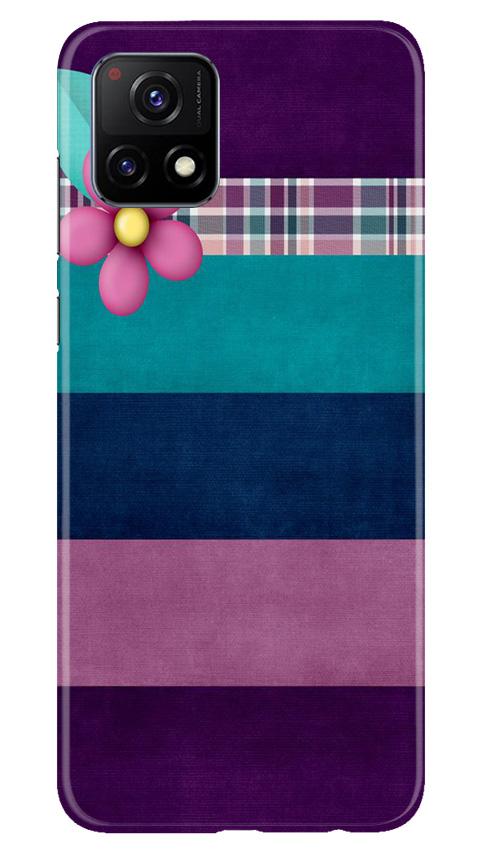 Purple Blue Mobile Back Case for Vivo Y72 (Design - 37) Purple Blue Case for Vivo Y72