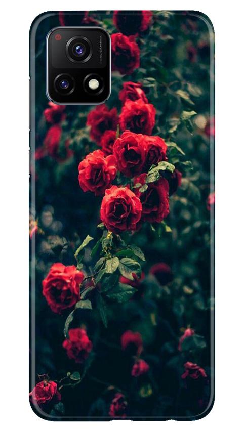 Red Rose Mobile Back Case for Vivo Y72 (Design - 66) Red Rose Case for Vivo Y72