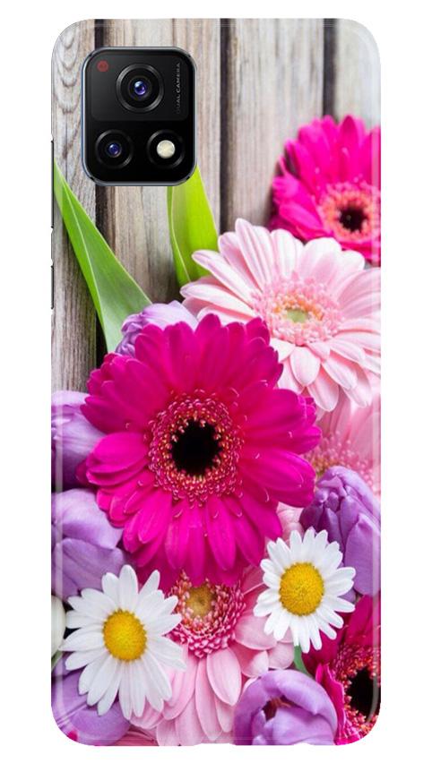 Coloful Daisy2 Mobile Back Case for Vivo Y72 (Design - 76) Coloful Daisy2 Case for Vivo Y72