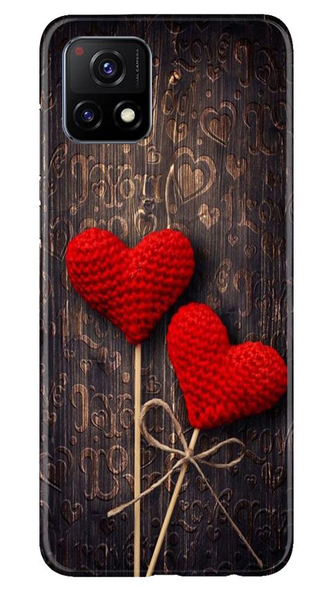 Red Hearts Mobile Back Case for Vivo Y72 (Design - 80) Red Hearts Case for Vivo Y72