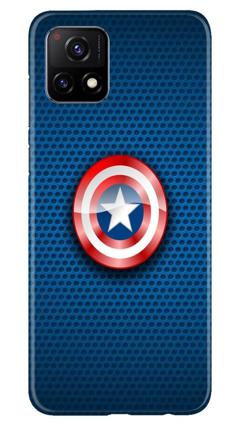 Captain America Shield Mobile Back Case for Vivo Y72 (Design - 253) Captain America Shield Case for Vivo Y72 (Design No. 253)