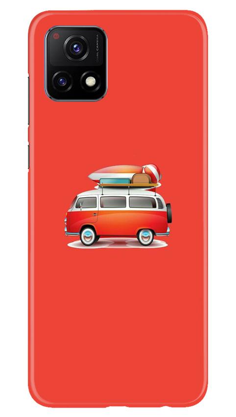 Travel Bus Mobile Back Case for Vivo Y72 (Design - 258) Travel Bus Case for Vivo Y72 (Design No. 258)