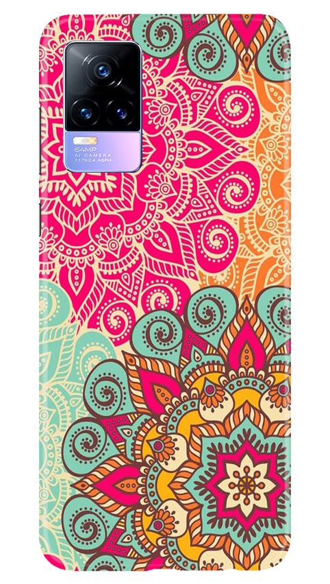 Rangoli art Mobile Back Case for Vivo Y73 (Design - 6) Rangoli art Case for Vivo Y73