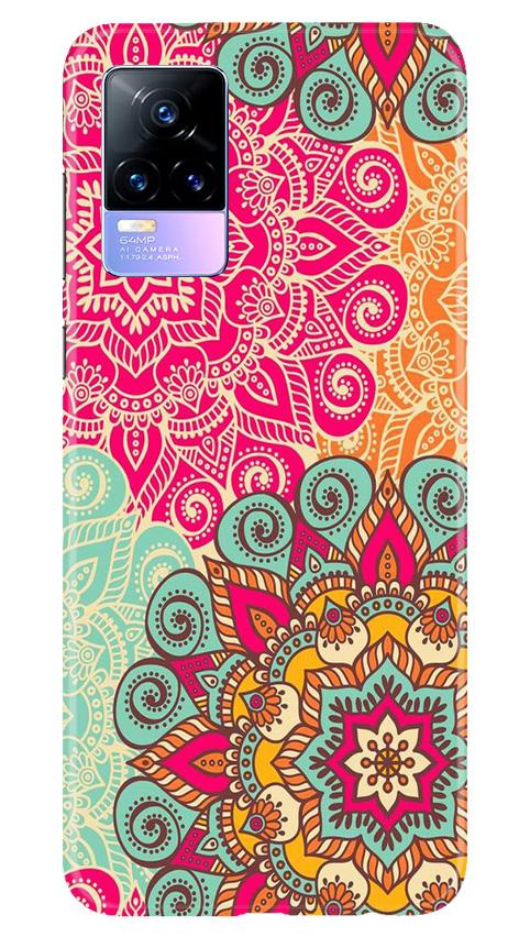 Rangoli art2 Mobile Back Case for Vivo Y73 (Design - 29) Rangoli art2 Case for Vivo Y73