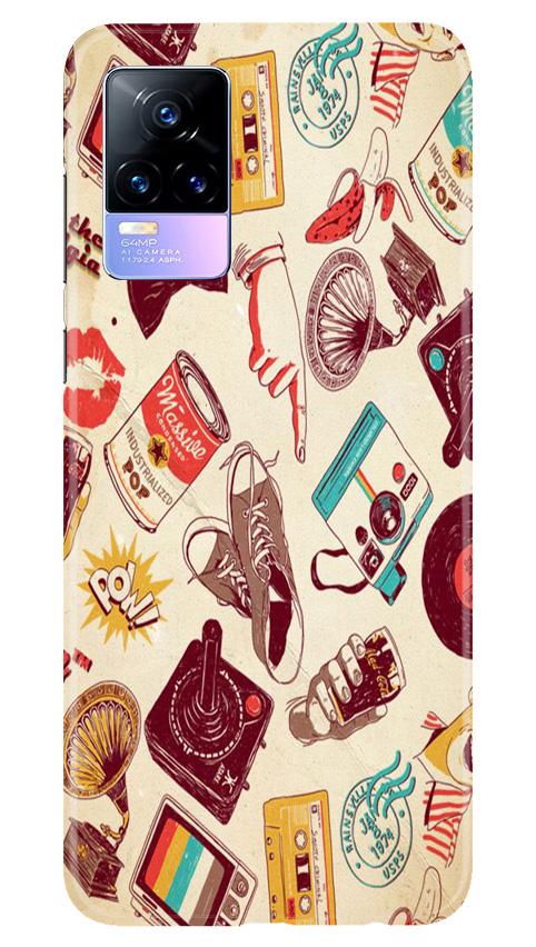 Vintage Mobile Back Case for Vivo Y73 (Design - 35) Vintage Case for Vivo Y73