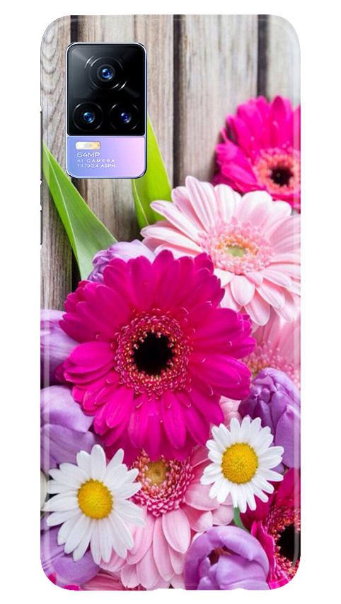 Coloful Daisy2 Mobile Back Case for Vivo Y73 (Design - 76) Coloful Daisy2 Case for Vivo Y73