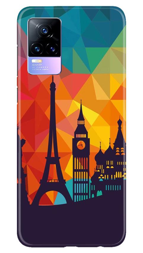 Eiffel Tower2 Mobile Back Case for Vivo Y73 (Design - 91) Eiffel Tower2 Case for Vivo Y73