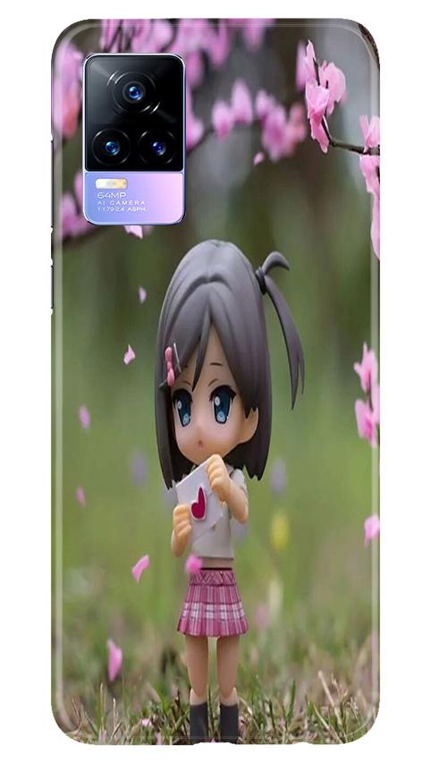 Cute Girl Mobile Back Case for Vivo Y73 (Design - 92) Cute Girl Case for Vivo Y73