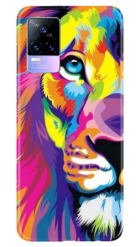 Colorful Lion Mobile Back Case for Vivo Y73 (Design - 110) Colorful Lion Case for Vivo Y73 (Design - 110)