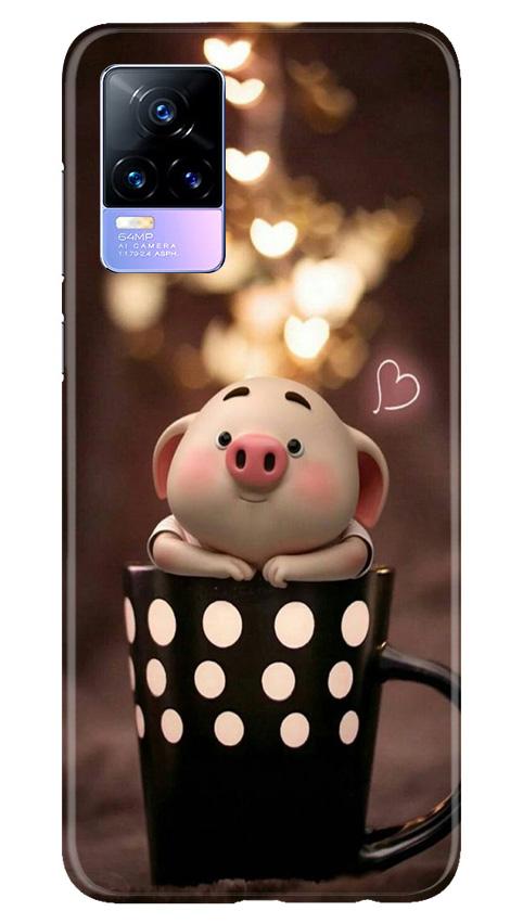 Cute Bunny Mobile Back Case for Vivo Y73 (Design - 213) Cute Bunny Case for Vivo Y73 (Design No. 213)