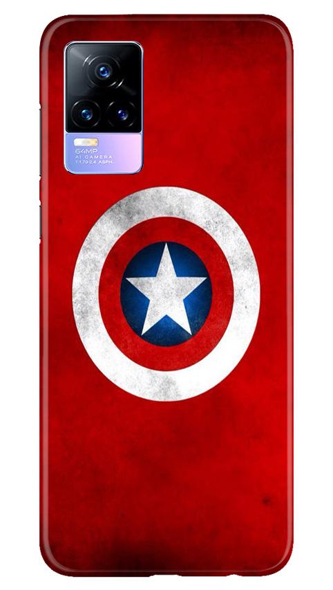 Captain America Mobile Back Case for Vivo Y73 (Design - 249) Captain America Case for Vivo Y73 (Design No. 249)