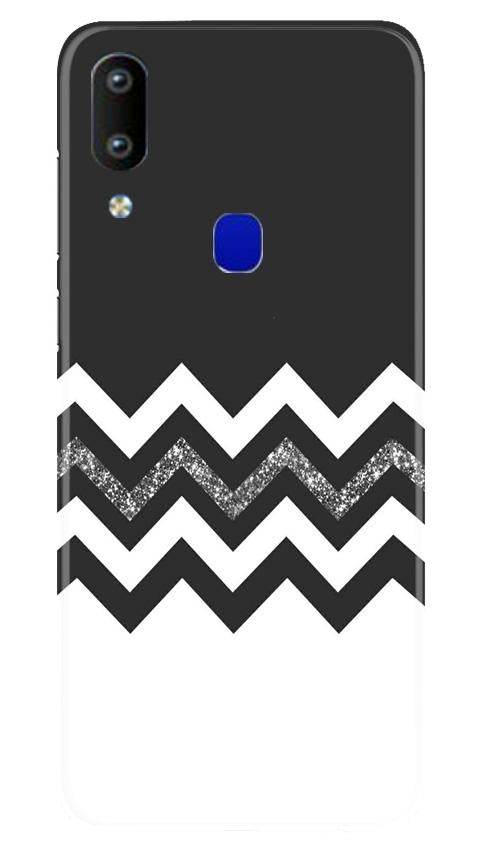 Black white Pattern2Mobile Back Case for Vivo Y91 (Design - 83) Black white Pattern2Case for Vivo Y91