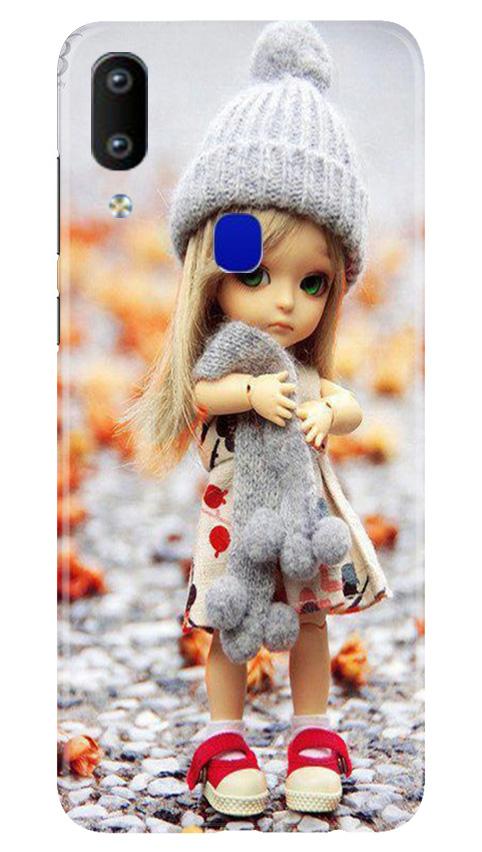 Cute Doll Mobile Back Case for Vivo Y91 (Design - 93) Cute Doll Case for Vivo Y91