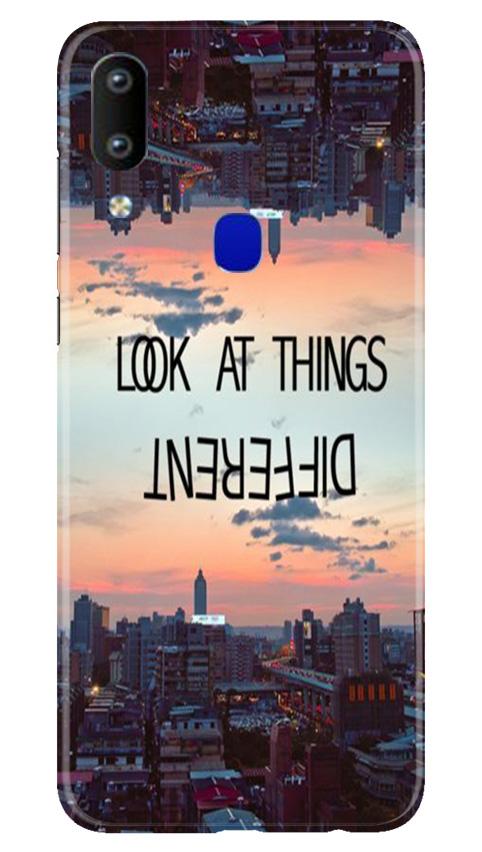 Look at things different Mobile Back Case for Vivo Y91 (Design - 99) Look at things different Case for Vivo Y91