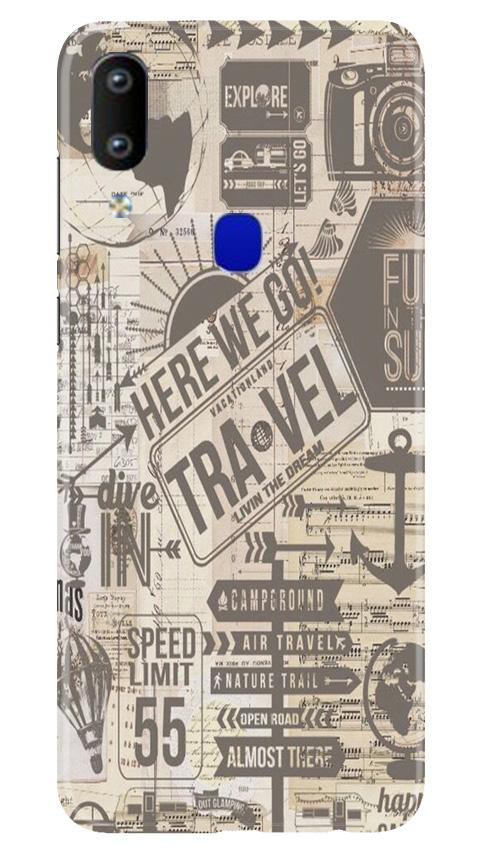 Travel Mobile Back Case for Vivo Y91 (Design - 104) Travel Case for Vivo Y91 (Design - 104)