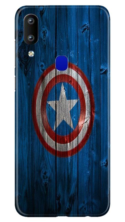 Captain America Superhero Mobile Back Case for Vivo Y91 (Design - 118) Captain America Superhero Case for Vivo Y91 (Design - 118)