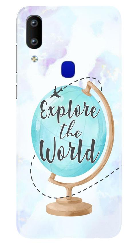 Explore the World Mobile Back Case for Vivo Y91 (Design - 207) Explore the World Case for Vivo Y91 (Design No. 207)
