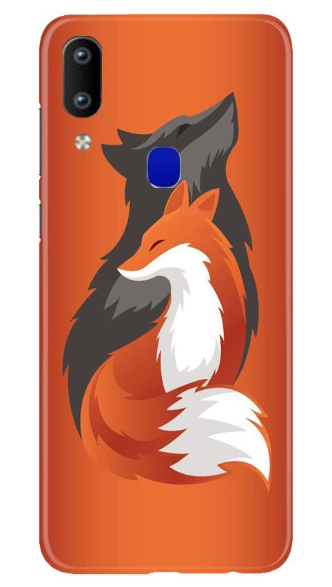 Wolf Mobile Back Case for Vivo Y91 (Design - 224) Wolf Case for Vivo Y91 (Design No. 224)