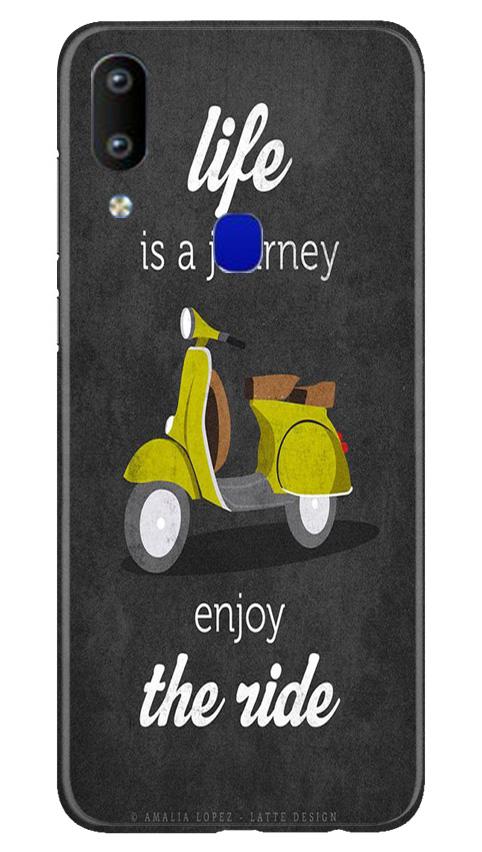 Life is a Journey Mobile Back Case for Vivo Y91 (Design - 261) Life is a Journey Case for Vivo Y91 (Design No. 261)