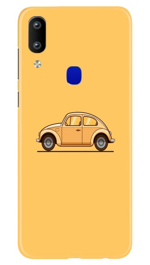 Vintage Car Mobile Back Case for Vivo Y91 (Design - 262) Vintage Car Case for Vivo Y91 (Design No. 262)