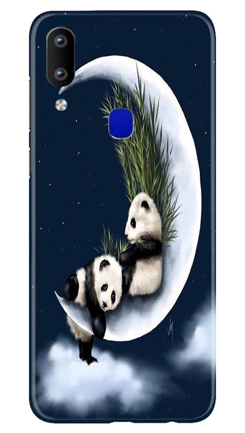 Panda Moon Mobile Back Case for Vivo Y91 (Design - 318) Panda Moon Mobile Back Case for Vivo Y91 (Design - 318)