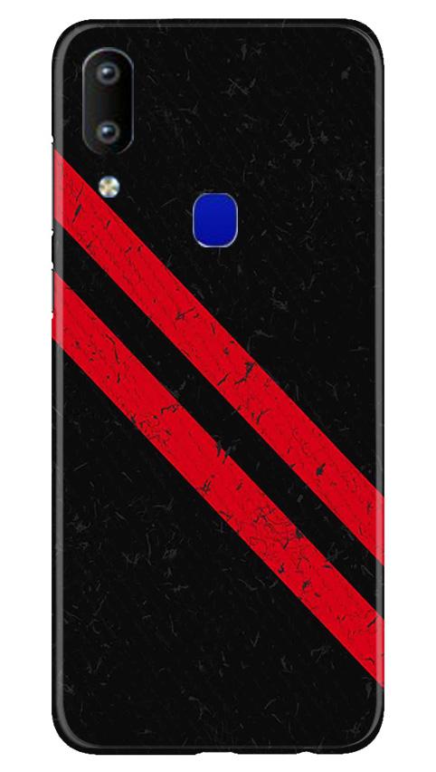 Black Red Pattern Mobile Back Case for Vivo Y91 (Design - 373) Black Red Pattern Mobile Back Case for Vivo Y91 (Design - 373)