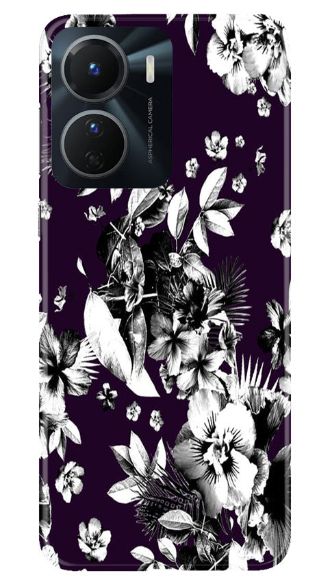 white flowers Mobile Back Case for Vivo Y16 (Design - 7) white flowers Case for Vivo Y16