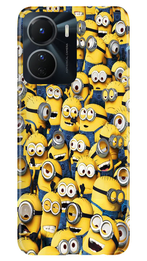 Minions Mobile Back Case for Vivo T2X 5G (Design - 126) Minions Case for Vivo T2X 5G (Design - 126)