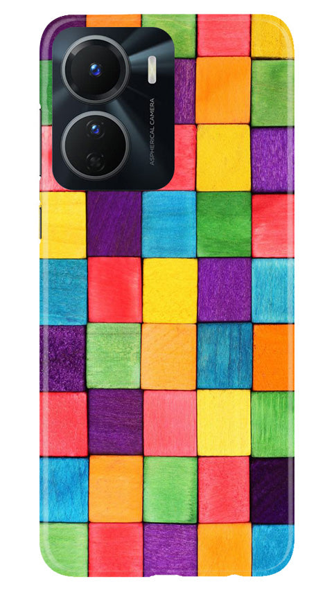 Colorful Square Mobile Back Case for Vivo Y16 (Design - 187) Colorful Square Case for Vivo Y16 (Design No. 187)