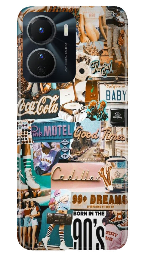 Vintage Design Mobile Back Case for Vivo T2X 5G (Design - 253) Vintage Design Case for Vivo T2X 5G (Design No. 253)