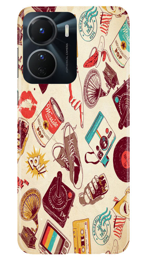 Vintage Mobile Back Case for Vivo T2X 5G (Design - 35) Vintage Case for Vivo T2X 5G