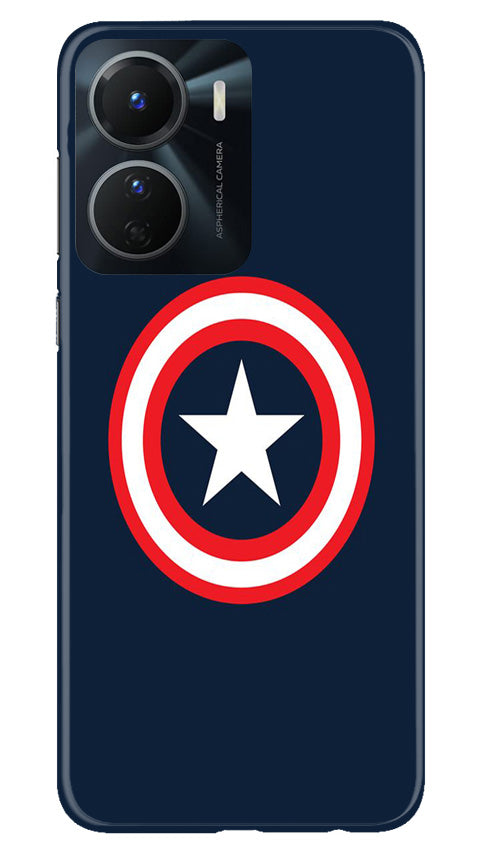 Captain America Mobile Back Case for Vivo T2X 5G (Design - 42) Captain America Case for Vivo T2X 5G
