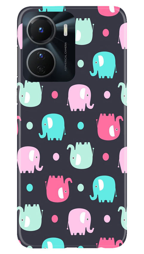 Elephant Baground Mobile Back Case for Vivo Y16 (Design - 44) Elephant Baground Case for Vivo Y16